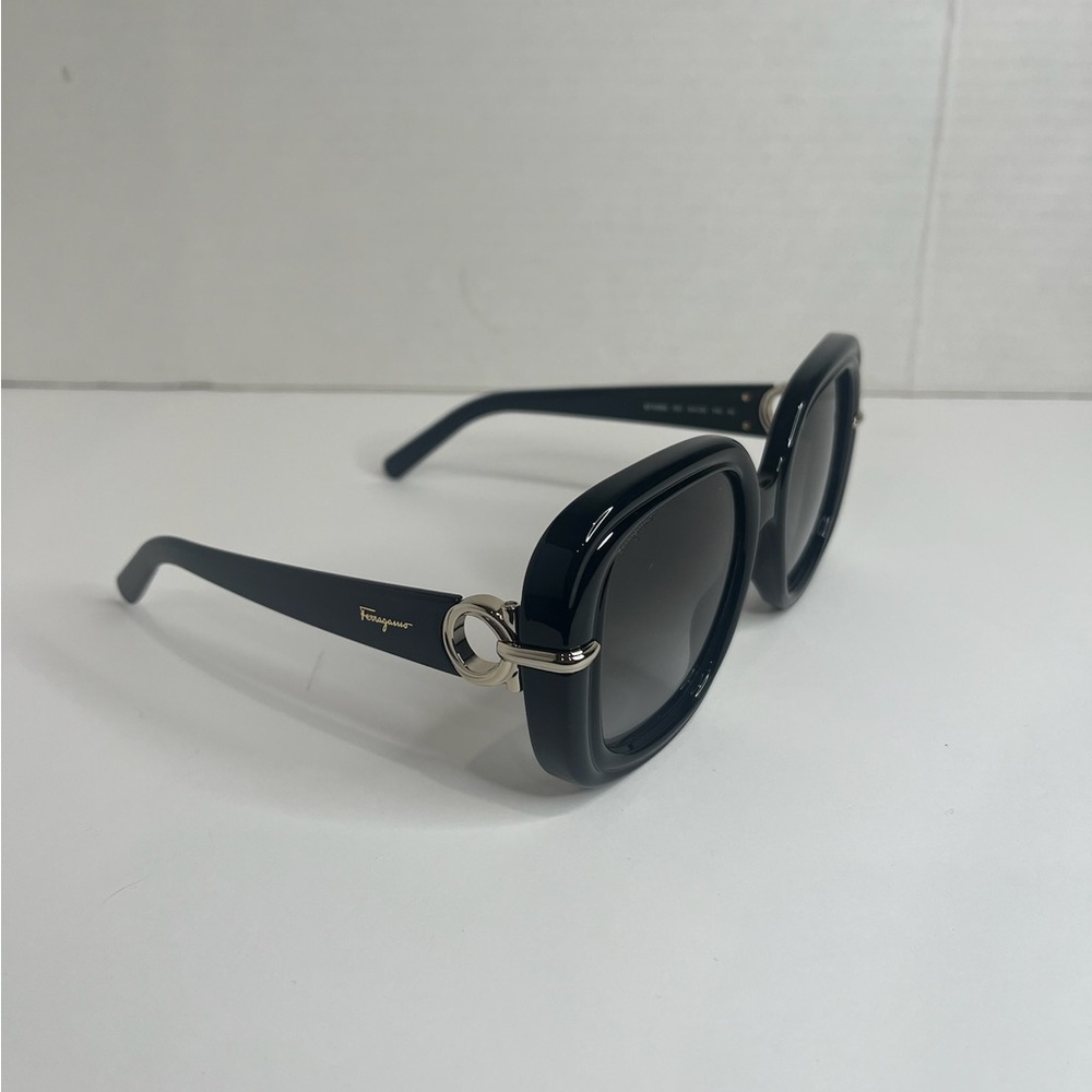 Salvatore Ferragamo Black Sunglasses - Picture 4 of 6